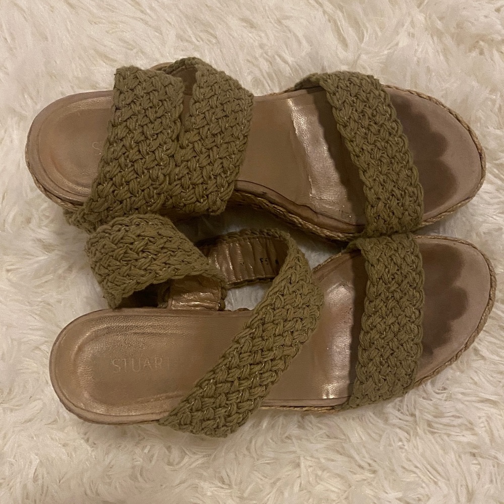 Stuart Weitzman Olive Espadrille Sandals